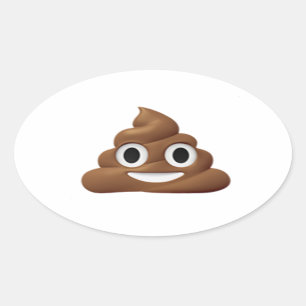 Ovalada Pegatina de la emoji del impulso