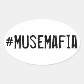 Ovalada pegatina de la Mafia Musa