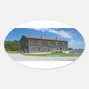 Ovalada pegatina de la Ópera de Fayette