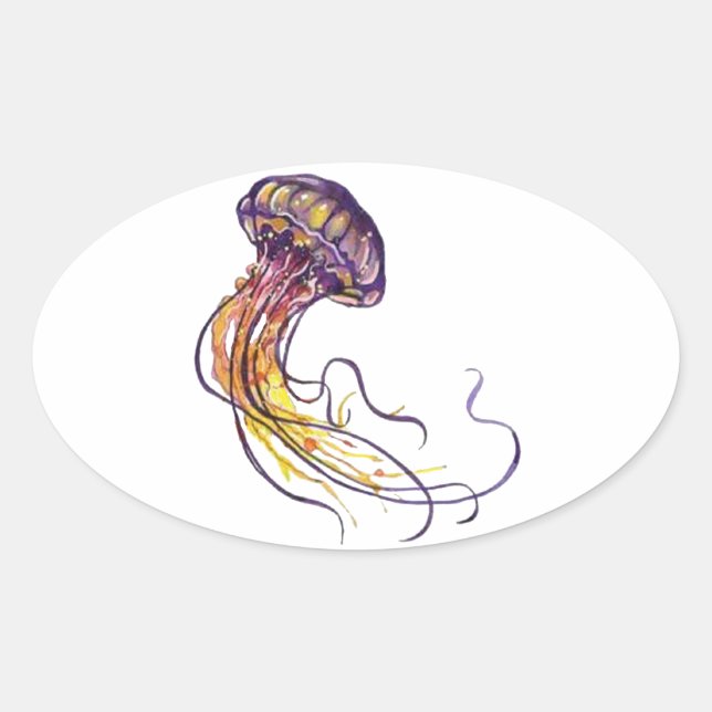 OVALADA PEGATINA DE LA PLANTILLA DE LA MANO (Anverso)