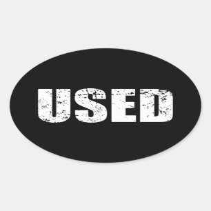 OVALADA PEGATINA DE OVAL UTILIZADO