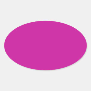 Ovalada Pegatina de óvalo rosado caliente