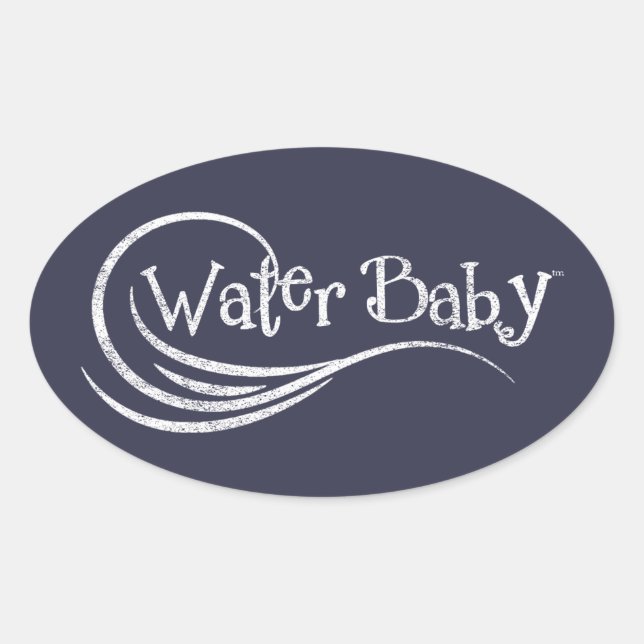 Ovalada Pegatina de ovario para bebedores de agua (Anverso)