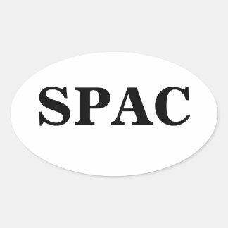 Ovalada Pegatina de SPAC