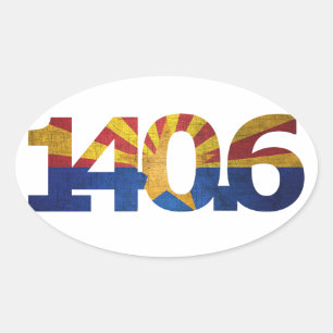 Ovalada Pegatina de Triatlón de Larga Distancia de Bandera