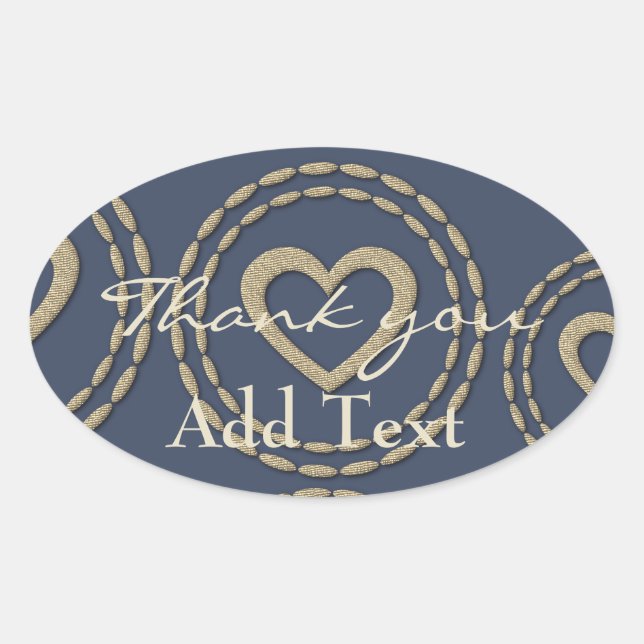 Ovalada Pegatina de vacaciones Baby Shower moda Silver Hea (Anverso)