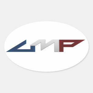 Ovalada Pegatina de YouTube UnpaidMercenaryProductions