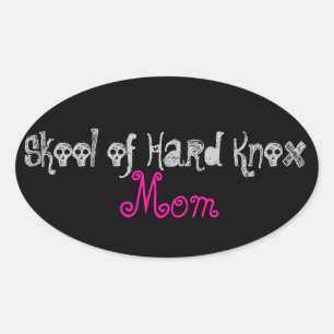 Ovalada Pegatina del casco