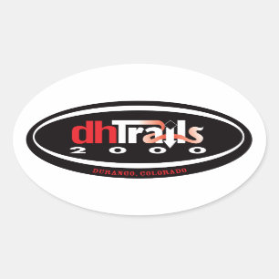 Ovalada Pegatina del logotipo de DHT2K
