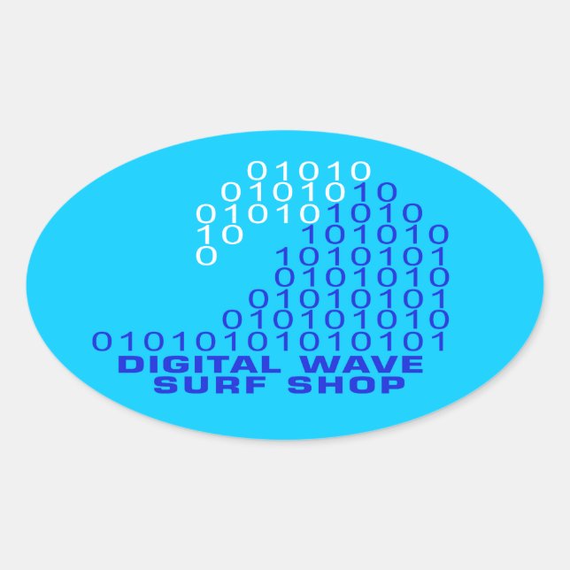 Ovalada Pegatina del logotipo de DWSS (Anverso)