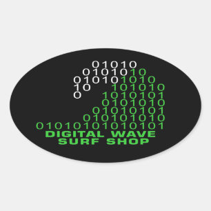 Ovalada Pegatina del logotipo de DWSS