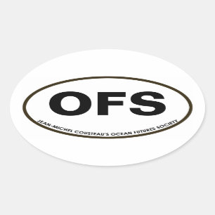 Ovalada Pegatina del óvalo de OFS