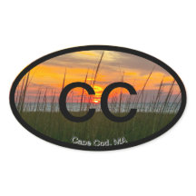 Pegatina Euro de Cape Cod