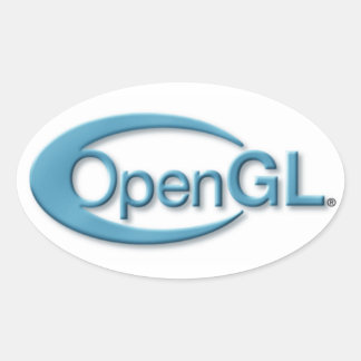 Ovalada Pegatina OpenGL