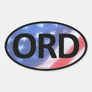 Ovalada PEGATINA ORD Oval