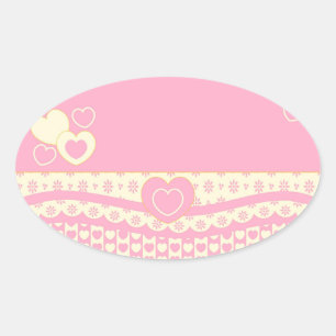 Ovalada Pegatina óvalo de fondo de ovalado de ovalación de