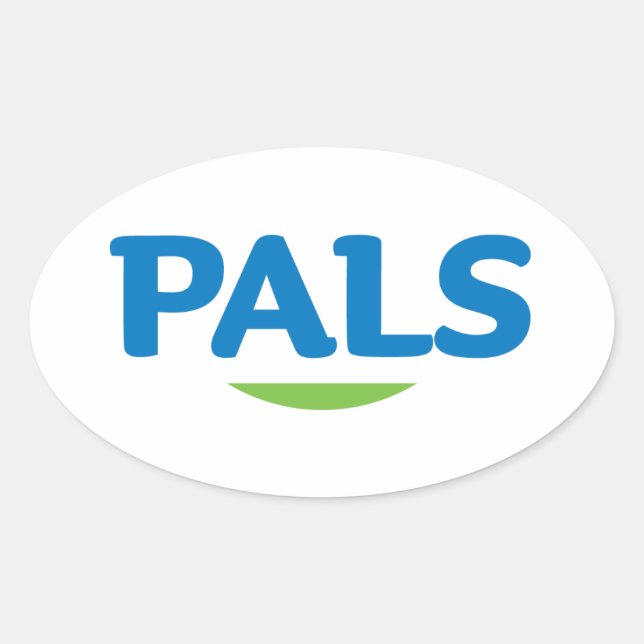 Ovalada Pegatina PALS (Anverso)