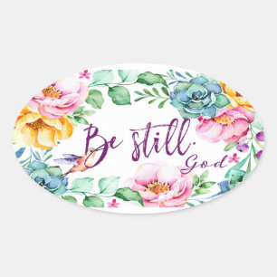 Ovalada Pegatina planificador cristiano