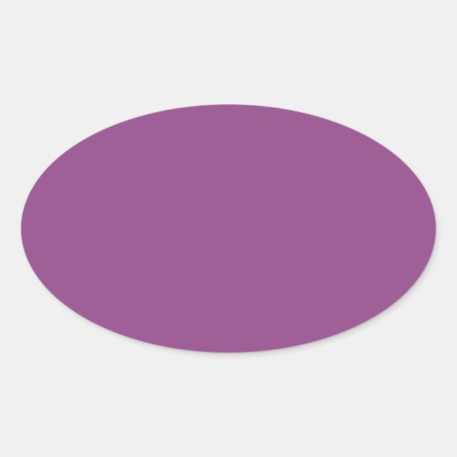 Ovalada Pegatina Plum Oval (Anverso)