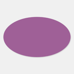 Ovalada Pegatina Plum Oval