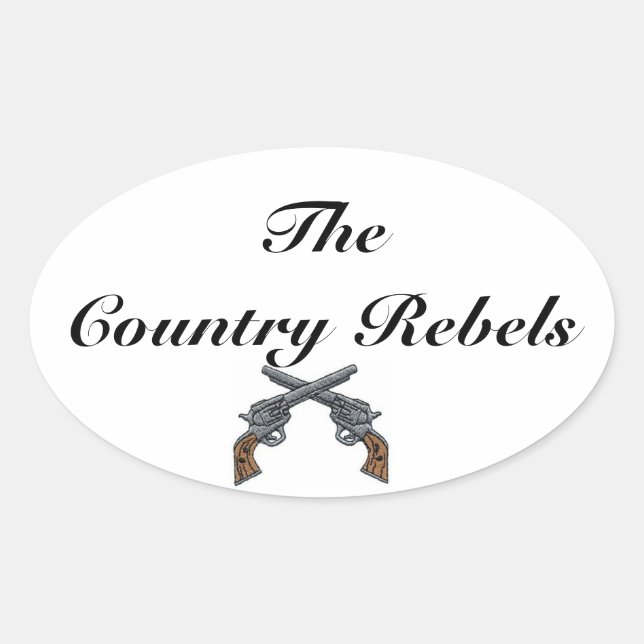 Ovalada Pegatina rectangular...liso (Anverso)