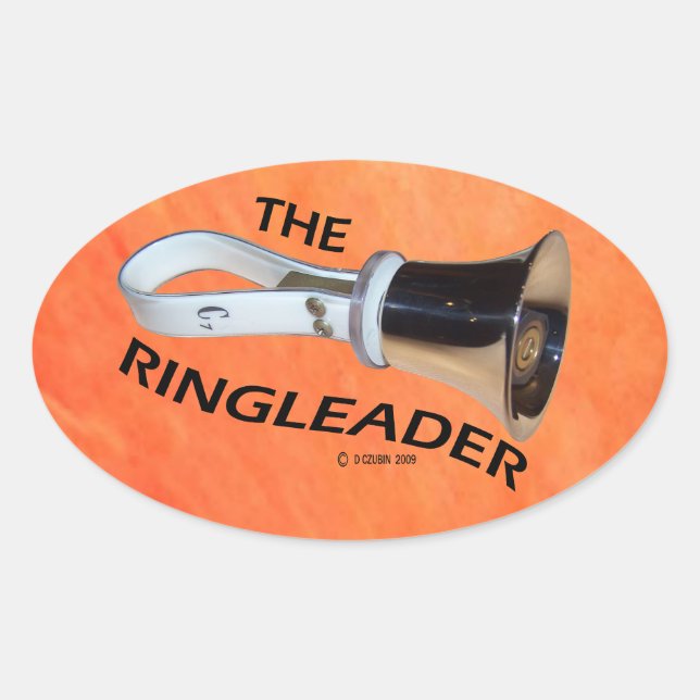 Ovalada Pegatina RingLeader Oval (Anverso)