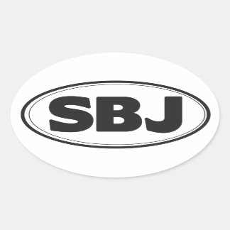 Ovalada PEGATINA SBJ Oval