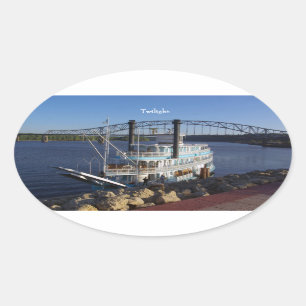 Ovalada Pegatina Twilight