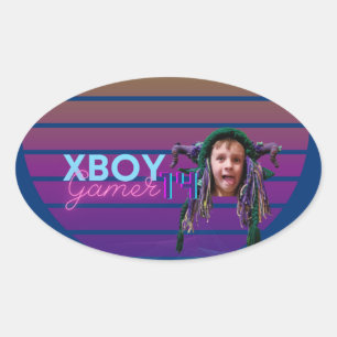 Ovalada Pegatina XBoyGamer