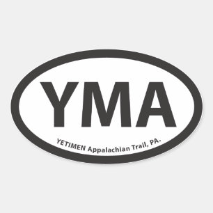 Ovalada Pegatina YMA Oval