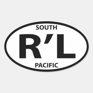 Ovalada R'lyeh Pegatina