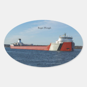 Ovalada Roger Blough pegatina