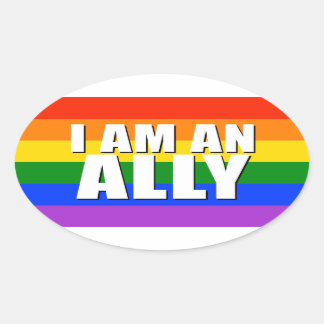 Ovalada Soy Un Pegatina De Ally Oval