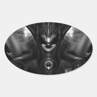 Ovalada Taidushan Sai TOT Pegatina de Oval BlackSun