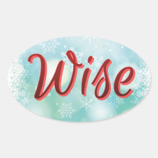 Ovalada Un mantra pegatina "Feliz Sabia Saludable y Rico"