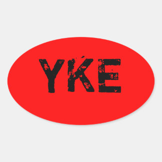 Ovalada YKE - Pegatina