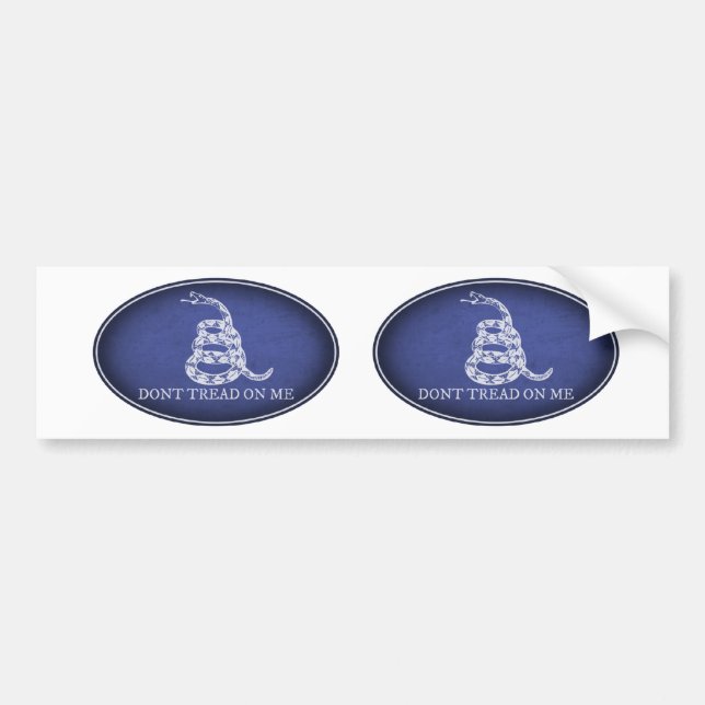 Óvalo de la pegatina para el parachoques 2 de la (Frente)