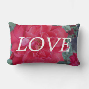OVE almohada de inspiración rosa rojo
