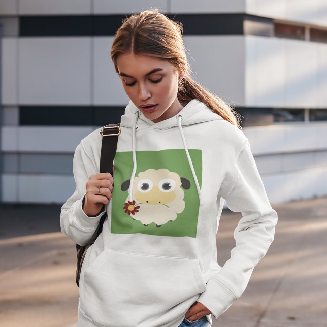 Oveja Con Sudadera De Capucha De Flor (Subido por el creador)