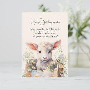 Oveja Cuta Enclavada En Una Caja