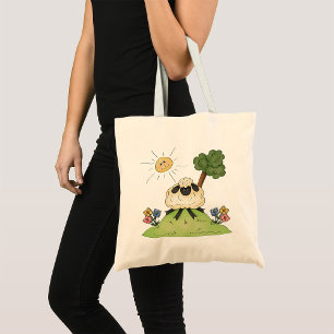 Oveja En Una Bolsa De Toque De Colina