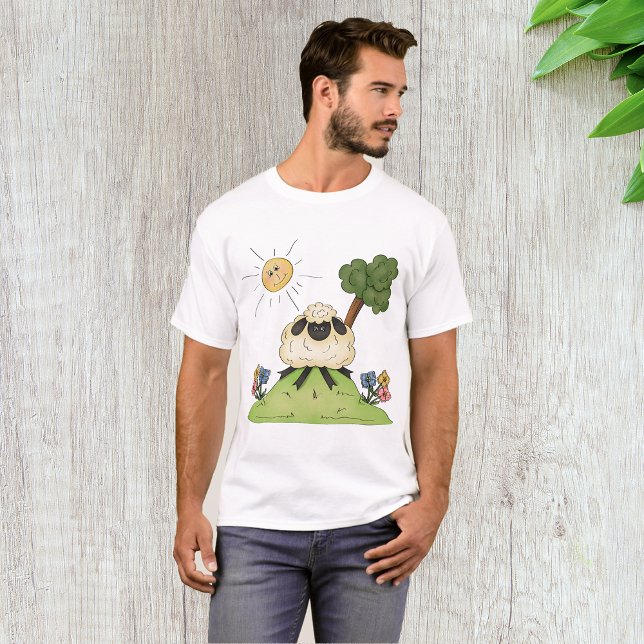 Oveja En Una Camiseta De Los Hombres De Las Colina (Subido por el creador)