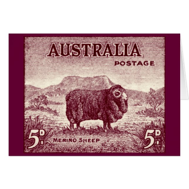 Oveja Merino Australiana 1934 (Anverso (Horizontal))