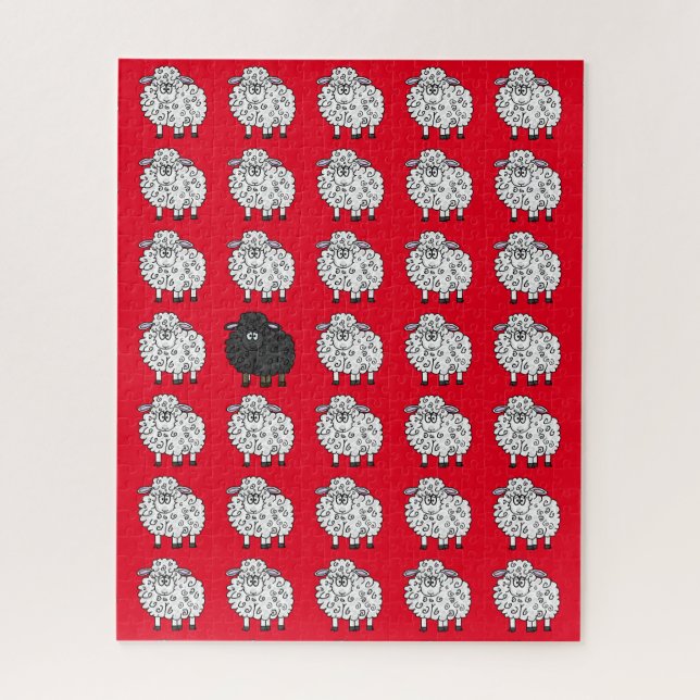 Oveja negra en el rompecabezas familiar (Vertical)