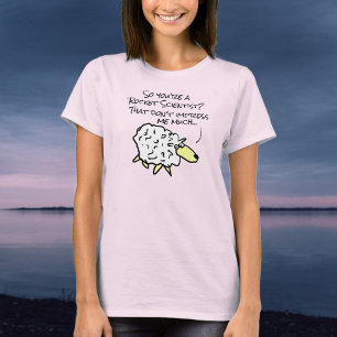 Oveja no impresionada - Camiseta del científico de