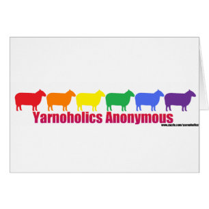Ovejas anónimas del arco iris de Yarnoholics