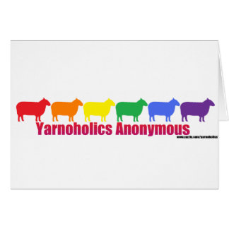 Ovejas anónimas del arco iris de Yarnoholics