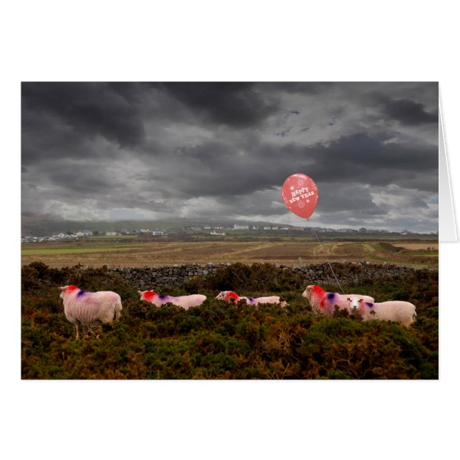 Ovejas de Año Nuevo (Anverso (Horizontal))