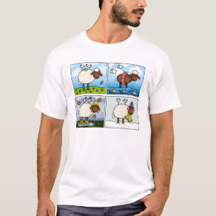 ovejas de toda la camisa de las estaciones