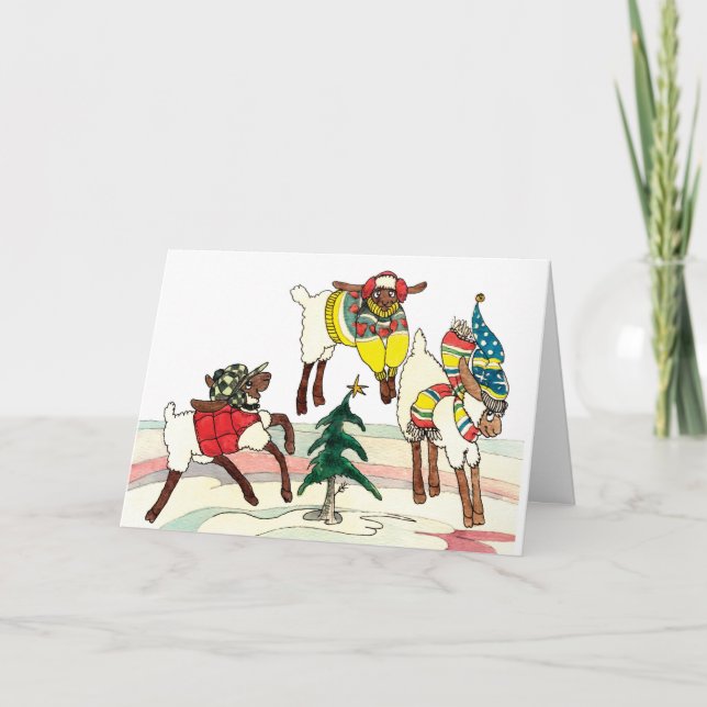 Ovejas del navidad (Anverso)
